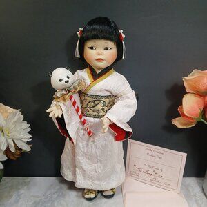 16" Porcelain Doll "Tai-Ling" Vintage Yolanda Bello Creations w/COA #117/250